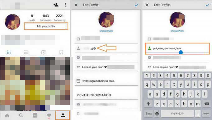Change your Username on Instagram